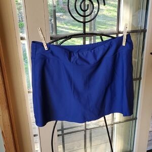 Ocean Avenue Swimwear Elegant Blue Swim Sz. L Skort